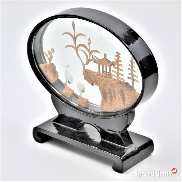 Chiński świat w miniaturze rękodzieło pocz XXw Warszawa sprzedam