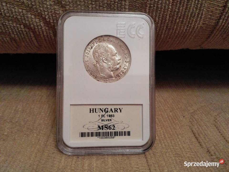 1 Forint 1883 Węgry moneta srebrna MS 62 wysyłki Czersk
