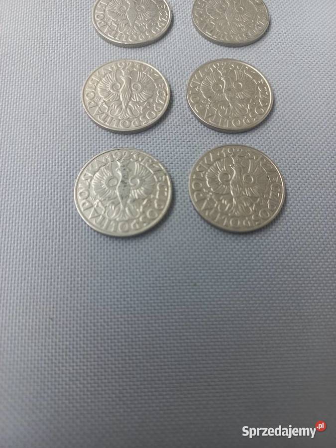 Stare Polskie monety 50 groszy mazowieckie Warszawa