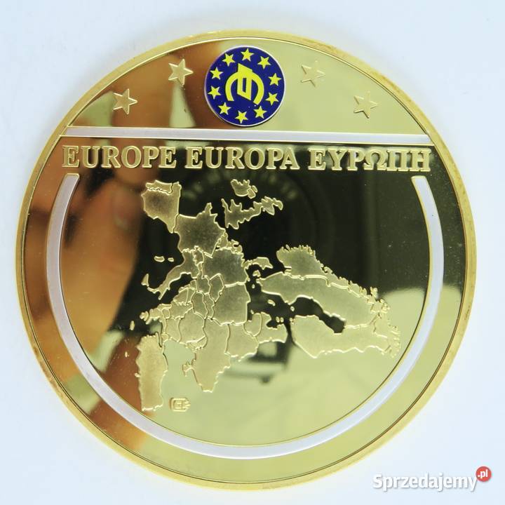 GIGANT 2 x Medal Moneta Banknot 200500 Euro Sosnowiec