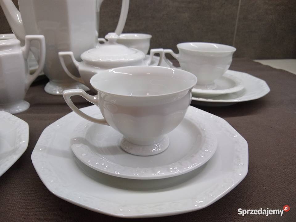 Serwis Rosenthal Biała Maria Porcelana i szkło Kalisz