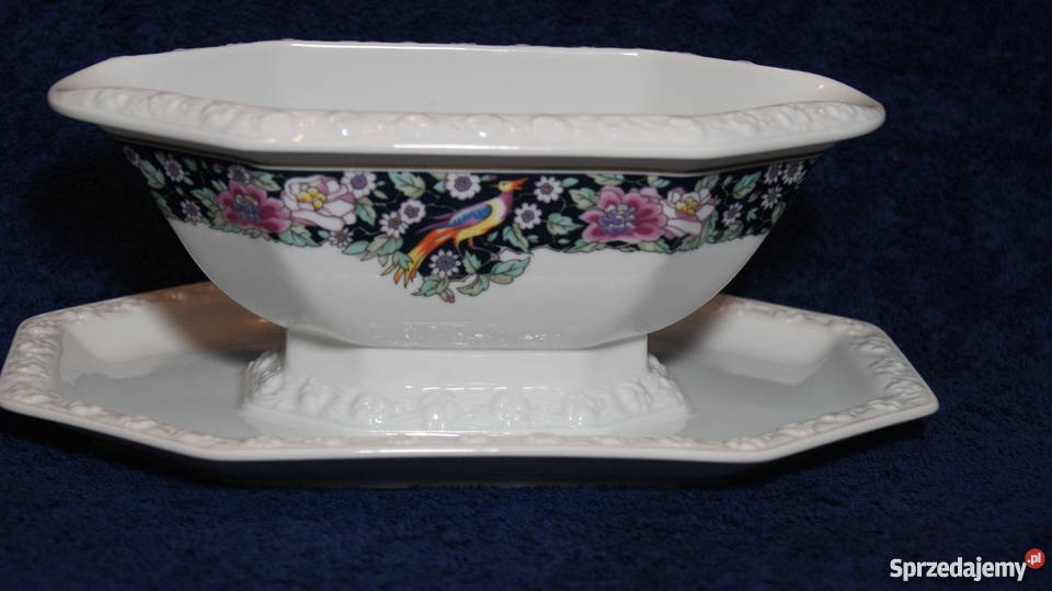 Sosjerka porcelana ROSENTHAL MARIA Rajski Ptak Porcelana i szkło
