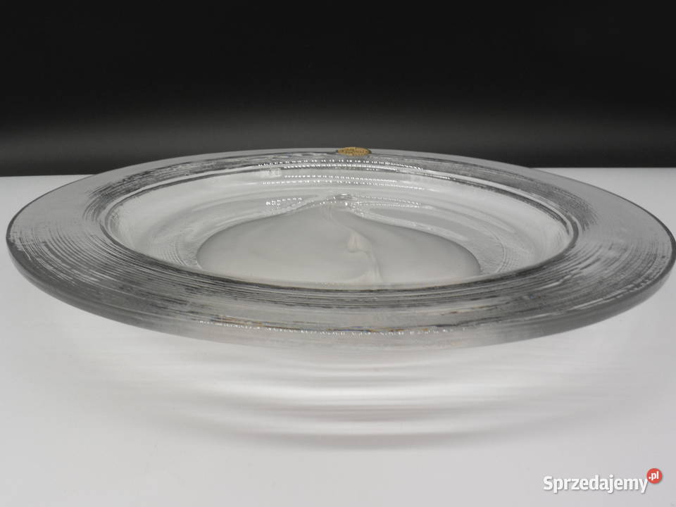 Kryształowy Talerz Dekoracyjny RIEDEL Gruszka Porcelana i szkło wielkopolskie Raszków