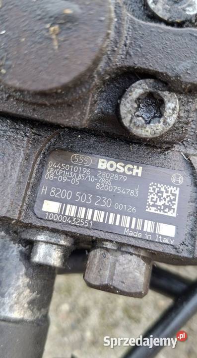Renault Master 25dci pompa wysokiego ciśnienia