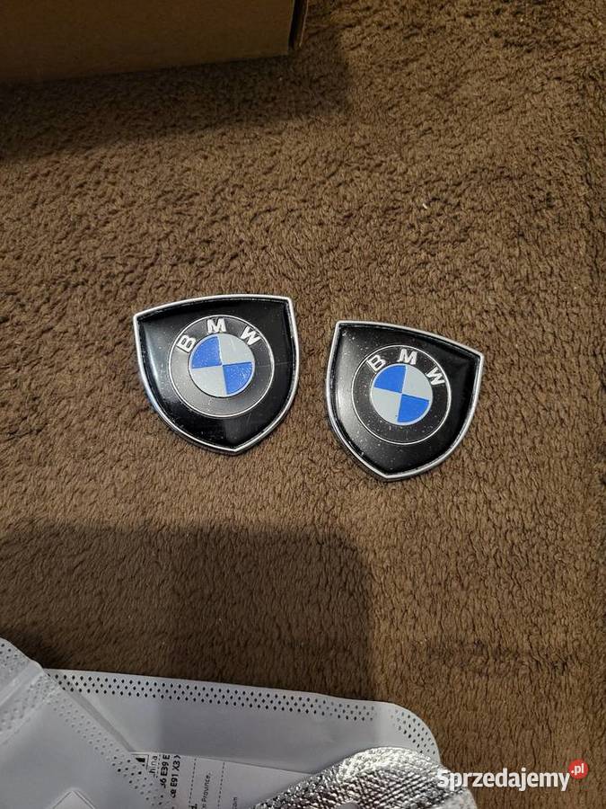 Emblematy BMW Nowe Aluminiowe Komplet 2 Gliwice
