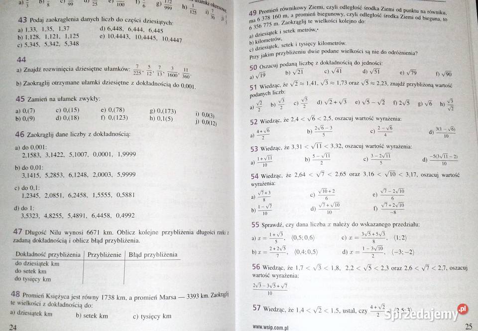 Matematyka 1 Zbiór zadań Zakres podstawowy M Chełm