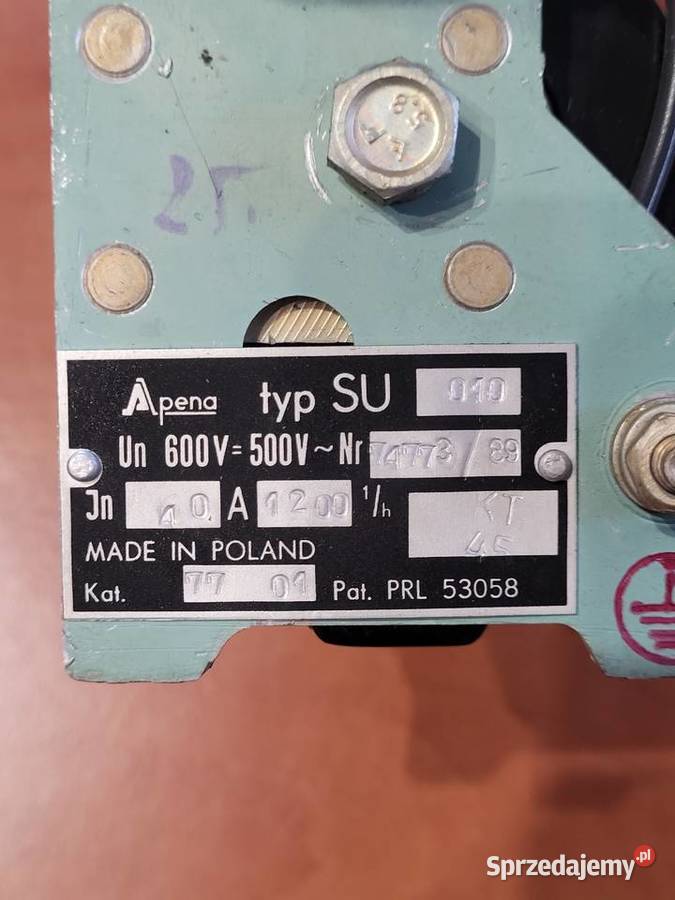 Stycznik SU 010 Apena Orle