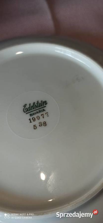 Patera Miseczka paterka ecru ze złotem Syg Gdańsk sprzedam
