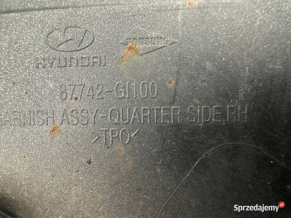 LISTWA BŁOTNIKA PRAWY TYŁ HYUNDAI IONIQ 5 osobowe