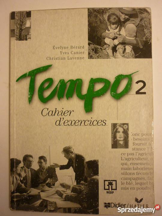 TEMPO 2 CAHIER DEXERCICES EVELYNE BERARD warmińsko-mazurskie Elbląg