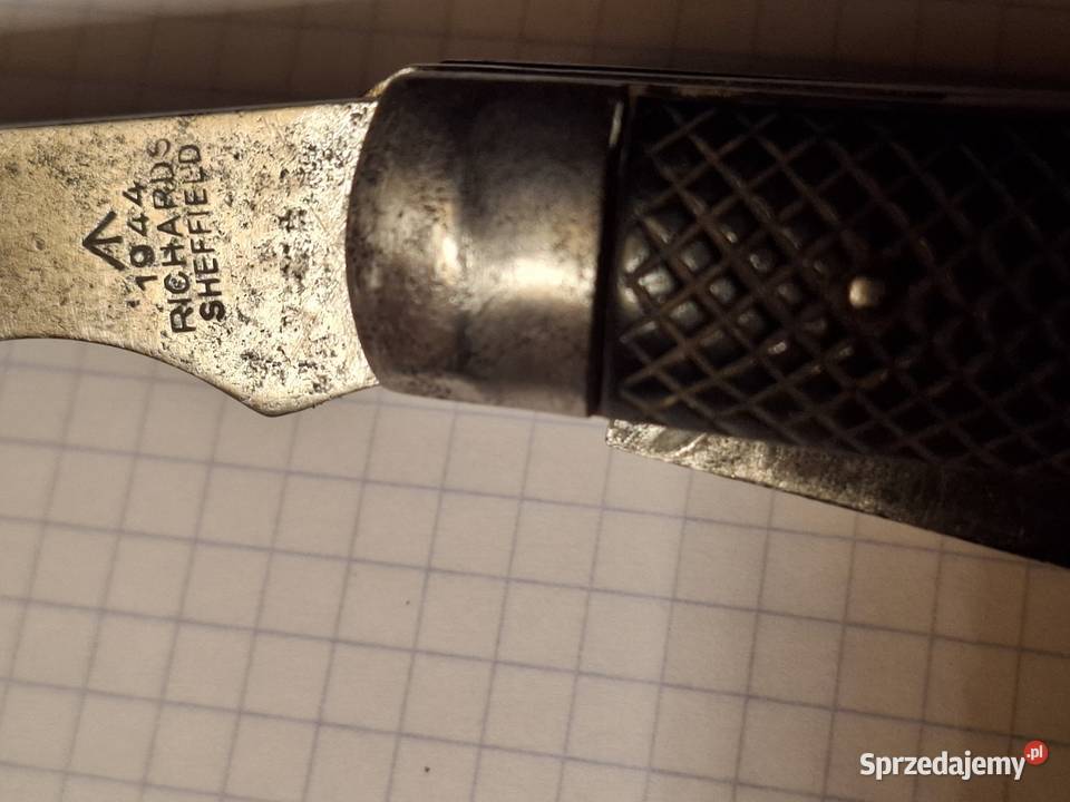 Brytyjski nóż ręczny Shiffild Richard 1944 kujawsko-pomorskie