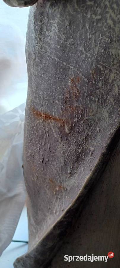 rzeżba gips 60 wys ANIOŁ z latarenką otwieraną