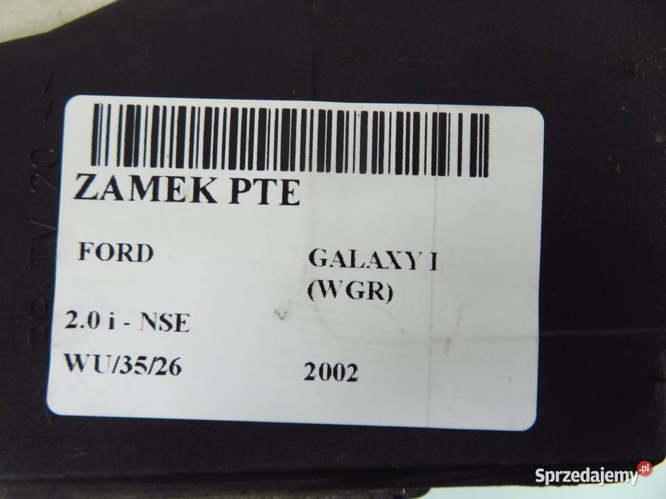 ZAMEK PRAWY TYLNY FORD GALAXY I 6 PIN