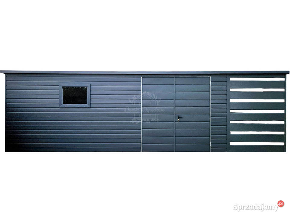 Schowek Domek Ogrodowy 65x25m wiata 15x25m okno Mrągowo
