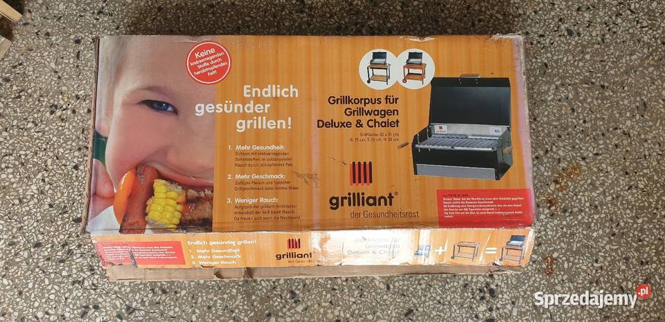 GRILL ogrodowy kajnerowy węglowy