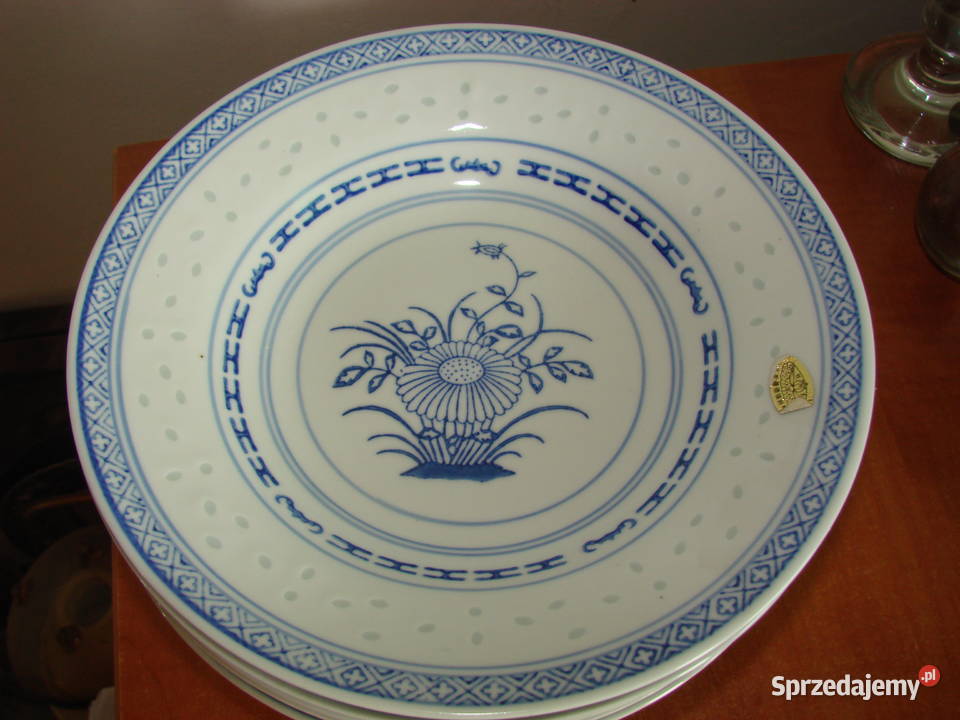 chińska ryżowa porcelana talerz obiadowy Pruszcz Gdański