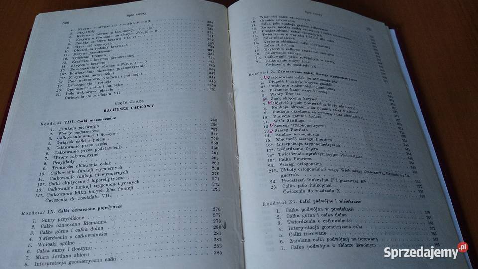 Rachunek różniczkowy i całkowy BM 2 ze wstępem twarda Gdańsk