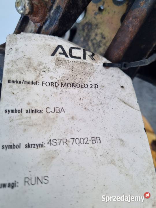 Ford Mondeo MK3 20 16V MANUALNA SKRZYNIA BIEGÓW Rudka