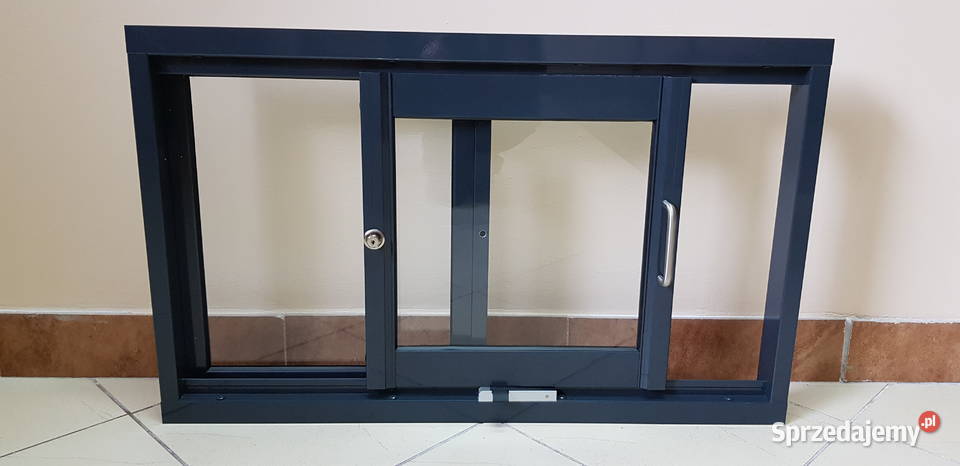 okno przesuwane w bok podawcze aluminiowe RAL Częstochowa sprzedam