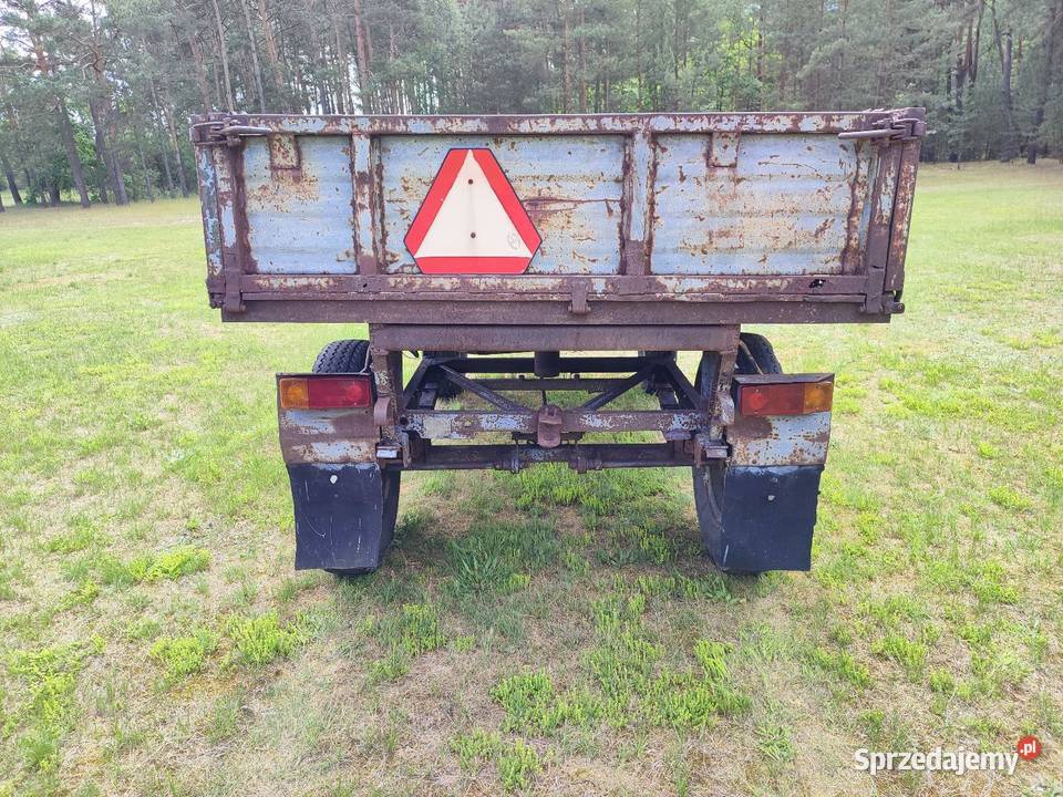 Przyczepa wywrotka D44A 2 siłowniki Przyczepy rolnicze Głowno
