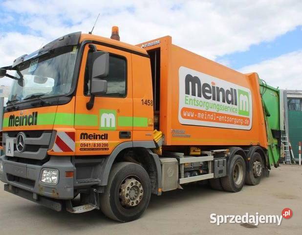 Smieciarka Faun Variopres Mercedes tez Leasing Warszawa