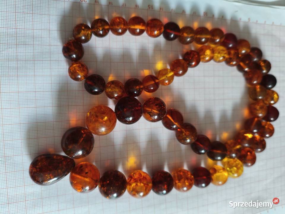 Naszyjnik Bursztyn Kulki podlaskie Białystok