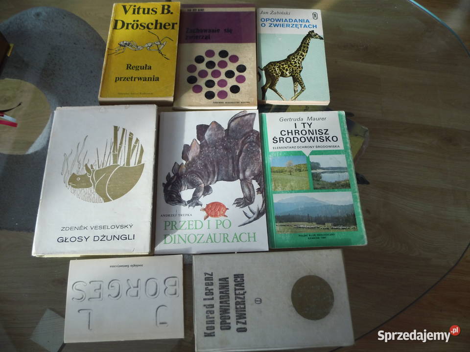 Zestaw książek zoologicznych Radzewice sprzedam