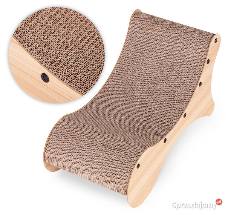 Drapak tekturowy kota leżak kartonowy legowisko opolskie Smogorzów