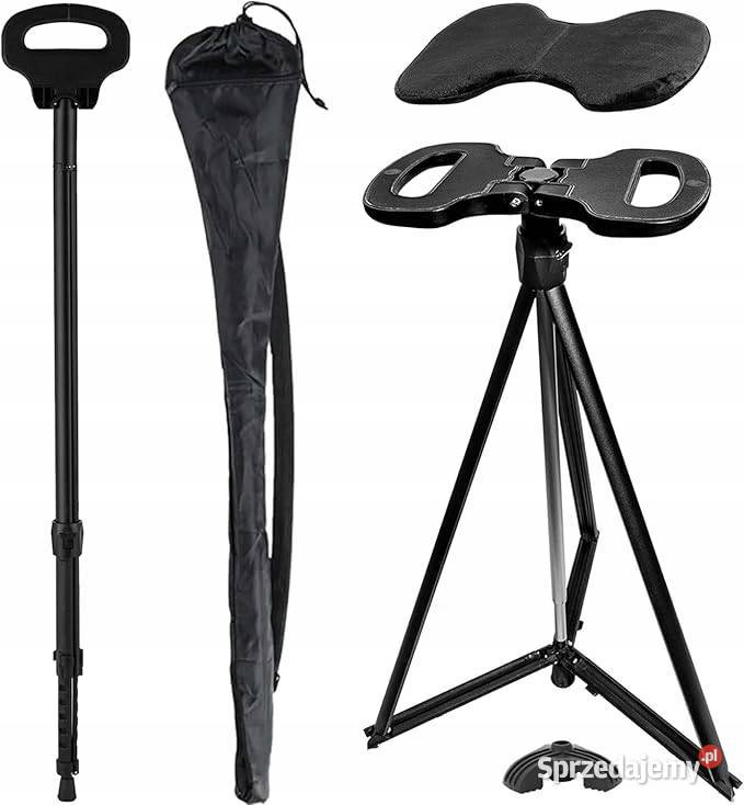 Laska inwalidzka nieskładana uchwyt zamknięty Myszyniec