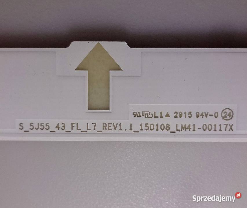 Samusng UE43J5500AW LEDy S5J5543FL BN4102407A Pozostałe Szczecin
