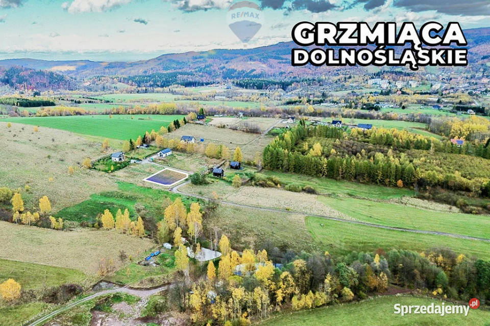 Idealna działka pod dom z piękną panoramą gór Grzmiąca