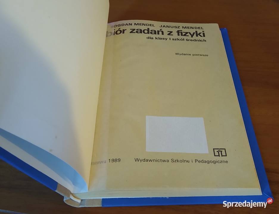 Zbiór zadań z fizyki klasy I 1 szkół średnich fizyka pomorskie Gdańsk