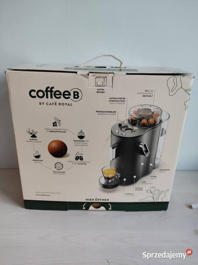 Ekspres na kulki kawowe coffee B by cafe Royal opolskie Głuchołazy