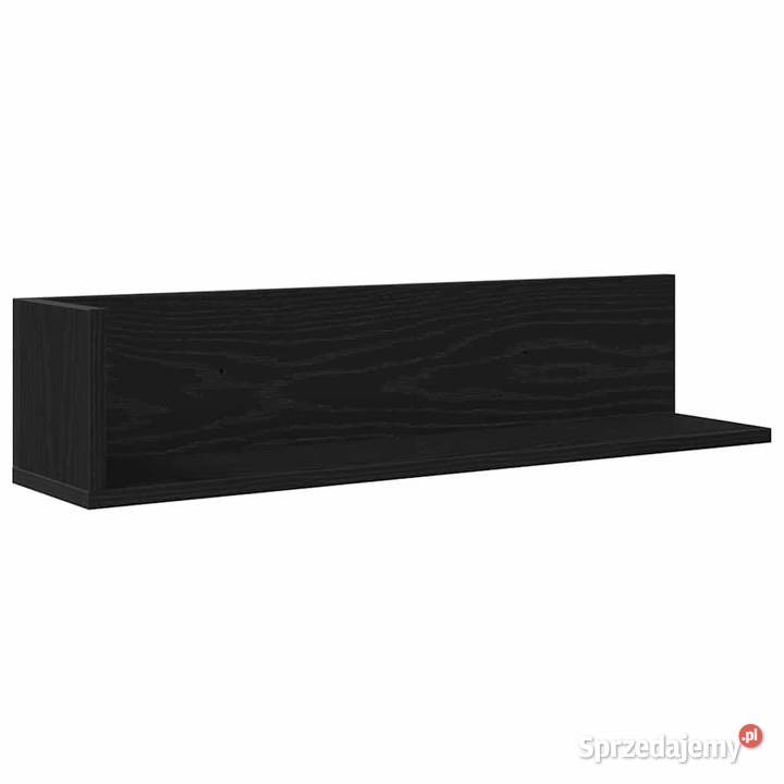 Półki ścienne 2 czarny 75x165x165 WM860032 Warszawa