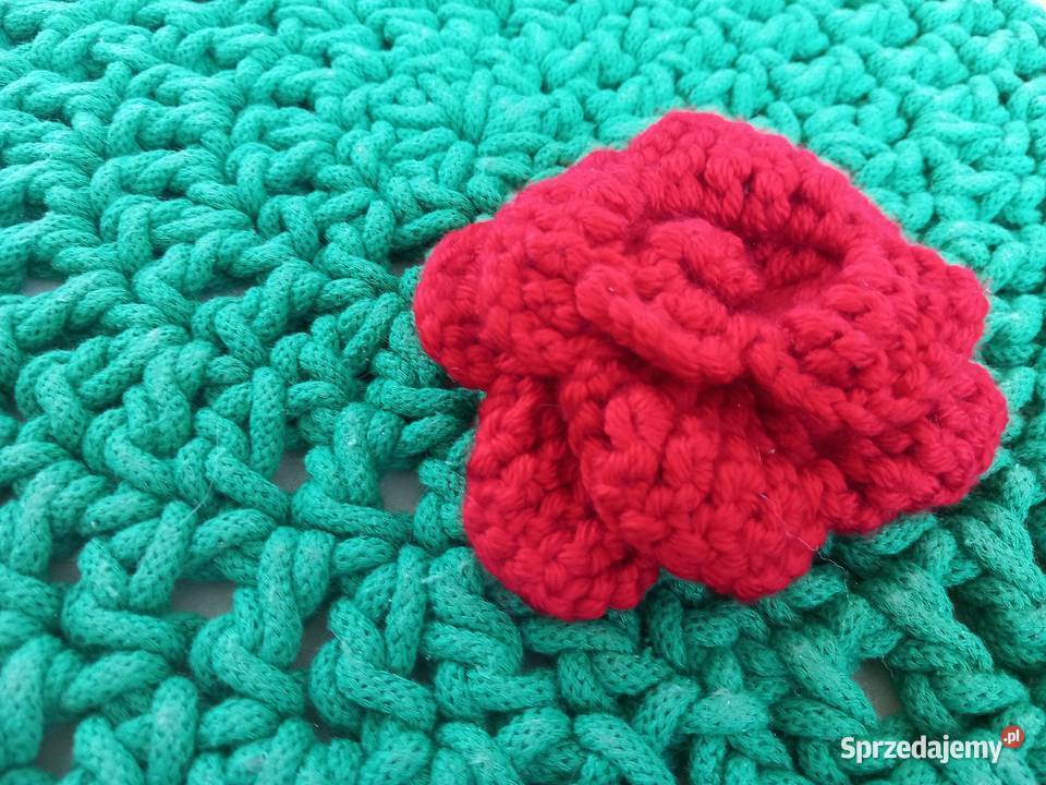 Szydełkowa broszka sprzedam