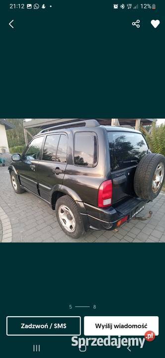 Suzuki Grand Vitara 20 BG nieuszkodzony lubelskie Zamość sprzedam