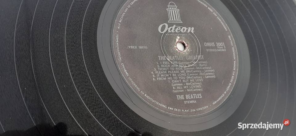 The Beatles greatest płyta winylowawinyl