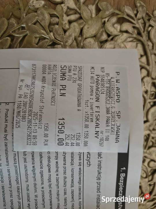 Zestaw hydroforowy pompa powierzchniowa Zamość