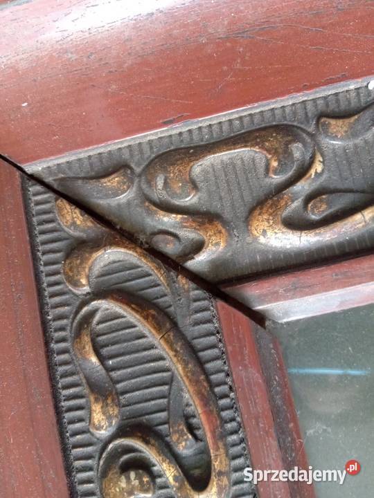 Święty obraz oleodruk przedwojnie Gdów