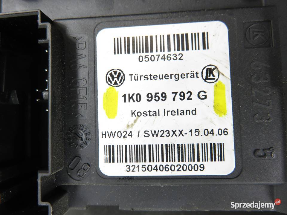 PODNOŚNIK SZYBY PRAWY PRZEDNI VW GOLF V