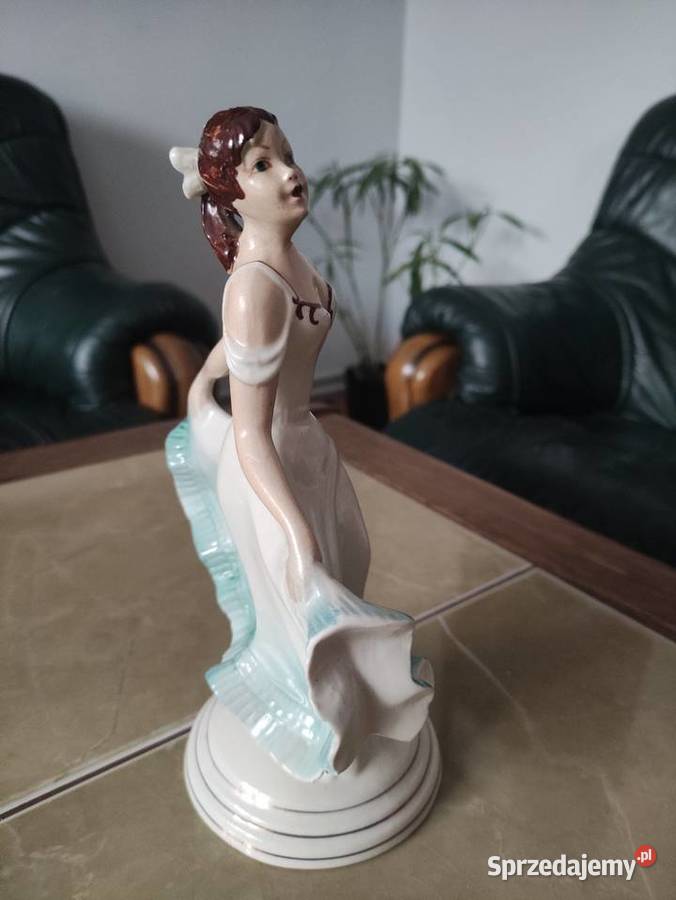 Figurka porcelanowa tancerka Steatyt Zygmunt Janów Lubelski