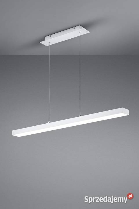Duża Lampa Wisząca LED metal 18 W Biały Mat Lampy wiszące Stalowa Wola