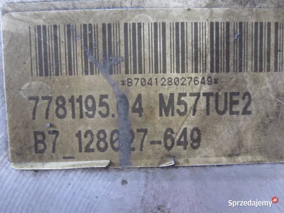 BMW 3 30D 306D3 M57TUE2 M57D30 231 silnik z