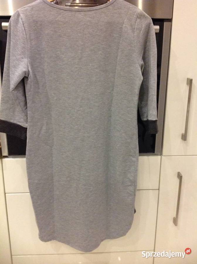 Sukienka Mini Damska FASHION HOUSE XSS j nowa szary/srebrny Nowa Sól