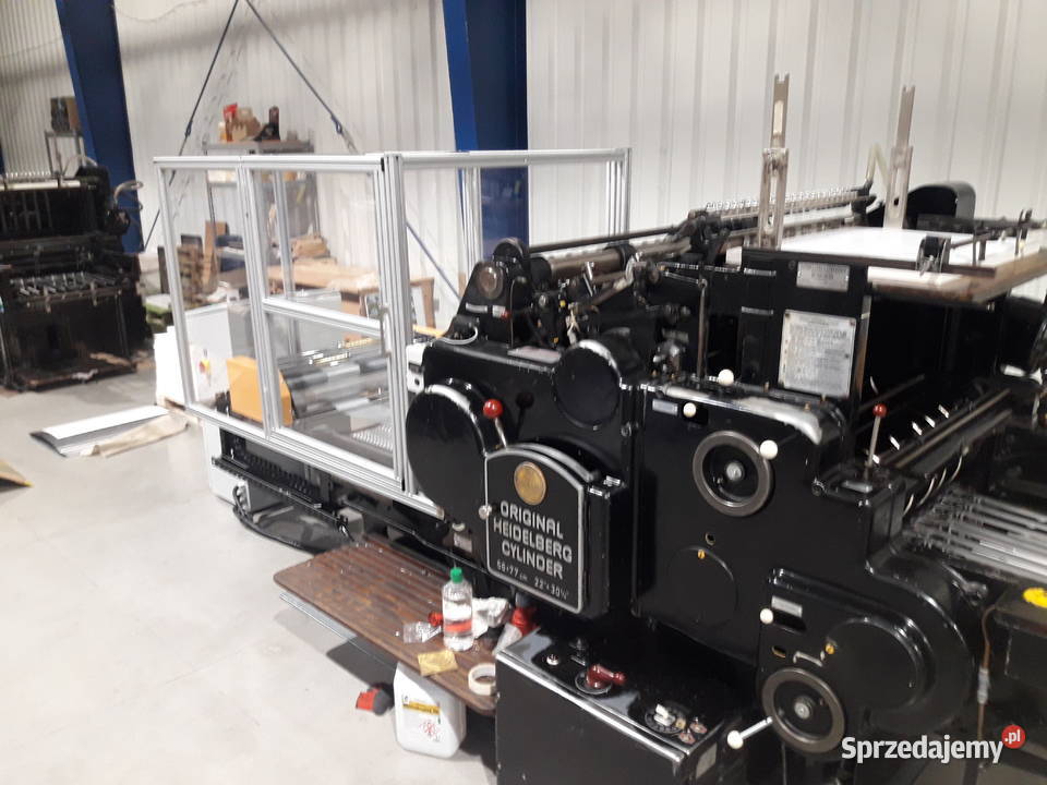 Złociarka Hot stamping Heidelberg Produkcja