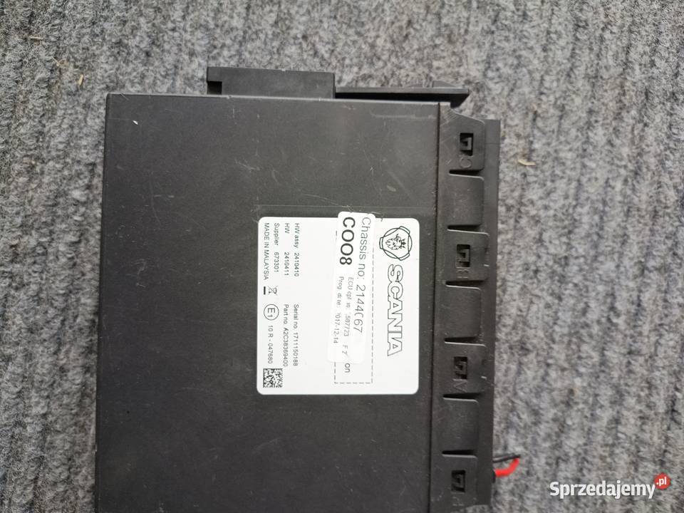 Koordynator ECU Scania COO8 2144067 świętokrzyskie