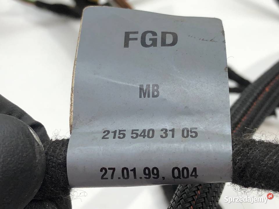 WIĄZKA KLAPY MERCEDES C215 58 367 9906 PRZEWÓD