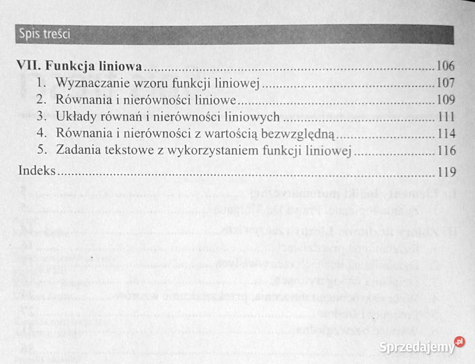 Matematyka korepetycje Liceum Część 1 Robert Chełm sprzedam