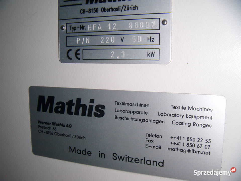 barwiarka laboratoryjna Poraj