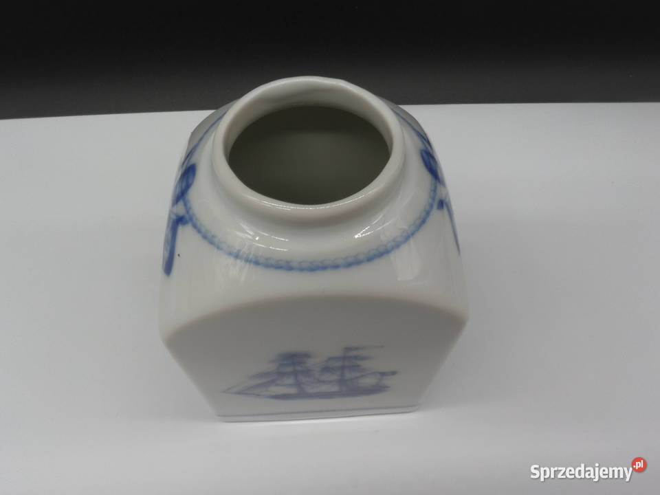 Porcelanowa Herbaciarka Pojemnik Windjammer wielkopolskie Raszków sprzedam